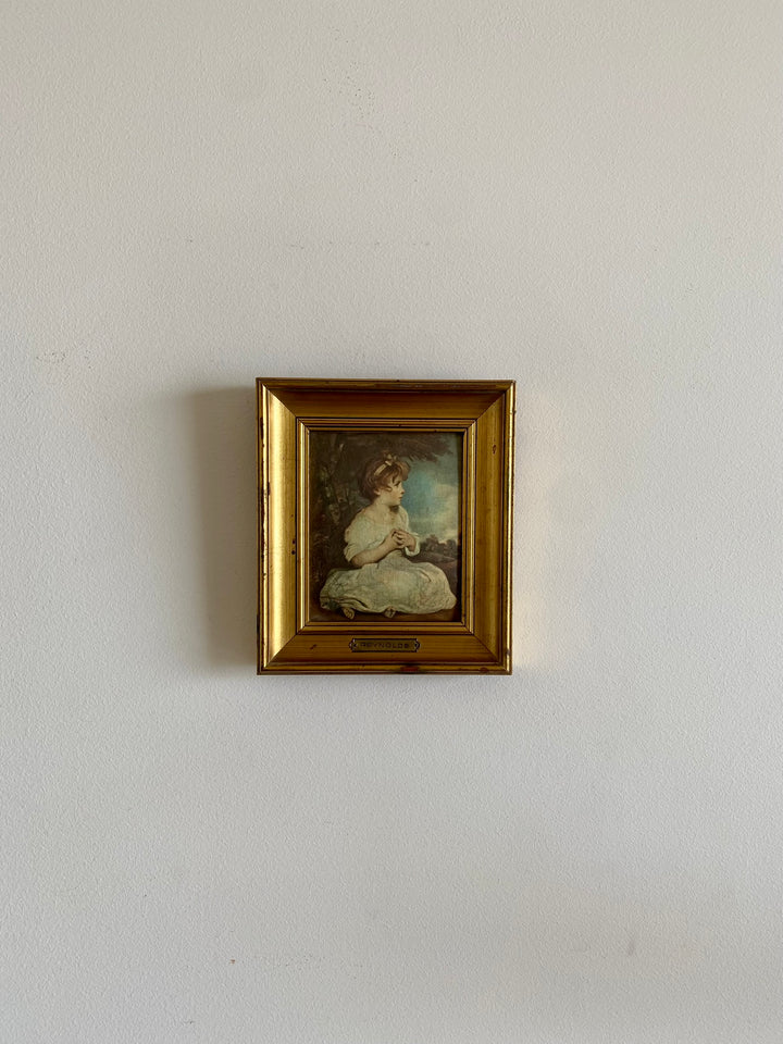 L'âge de l'innocence plaque HELCA martelé à la main par Reynolds