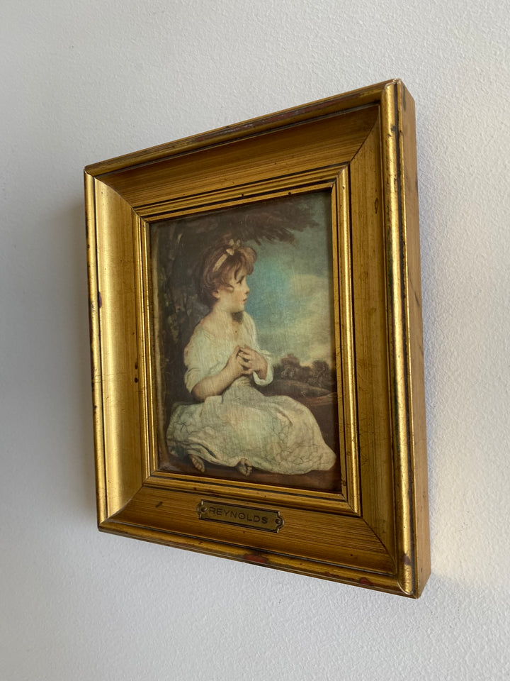 L'âge de l'innocence plaque HELCA martelé à la main par Reynolds