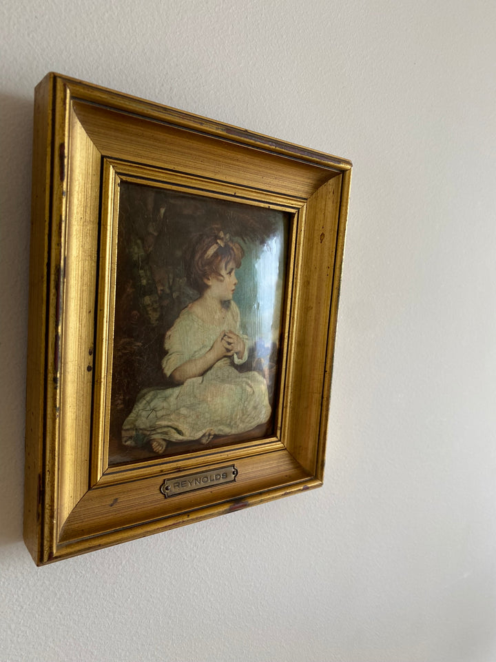 L'âge de l'innocence plaque HELCA martelé à la main par Reynolds
