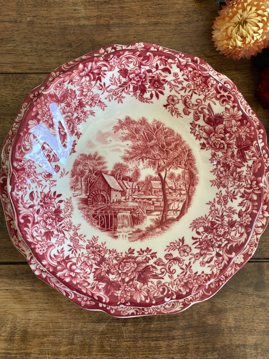 Coupelle et petite assiette assortie