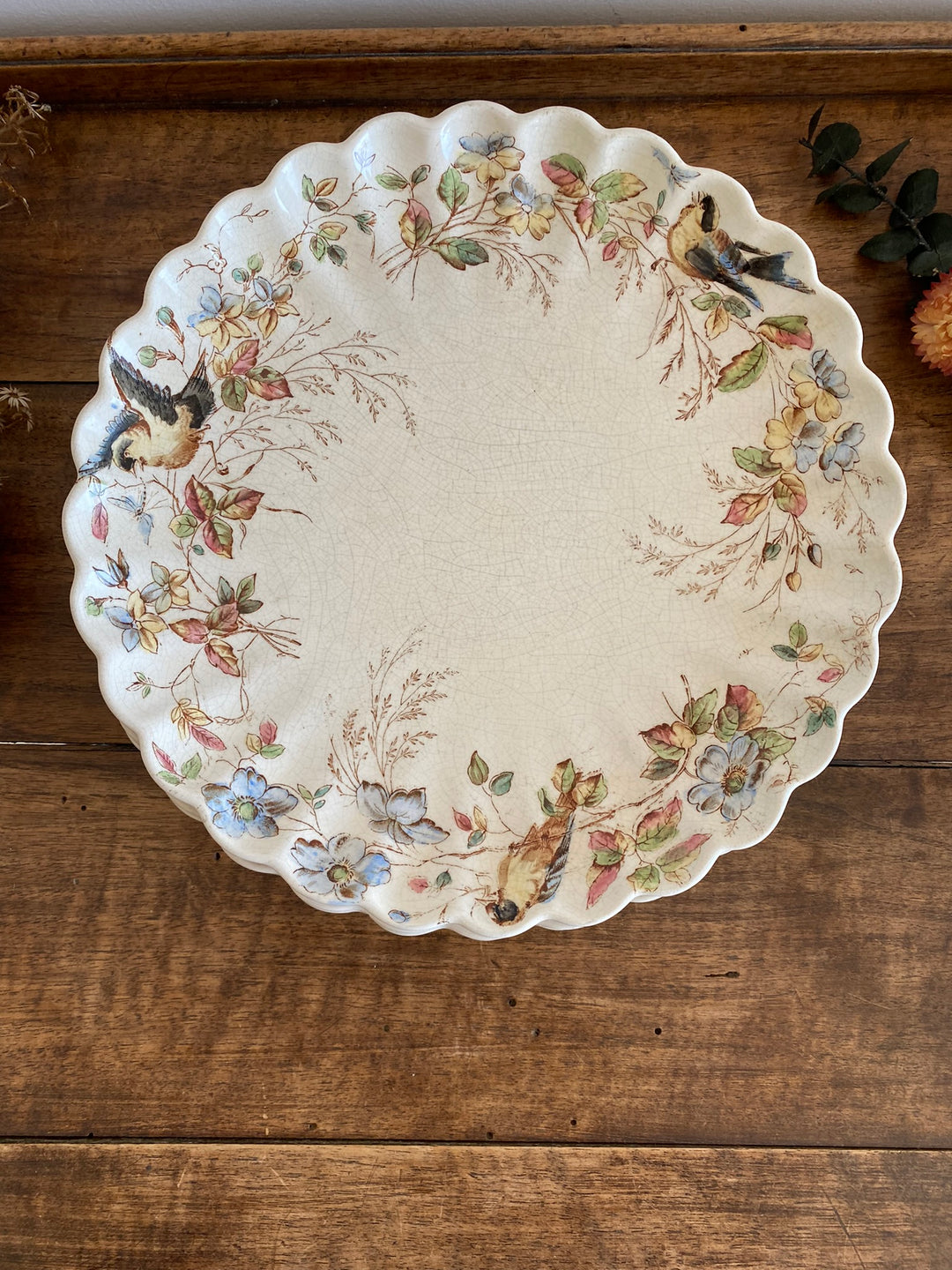 Assiettes à dessert William Alsager Adderley & Co