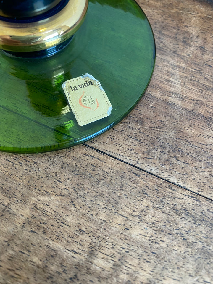 Bonbonnière La Vida en verre avec couvercle
