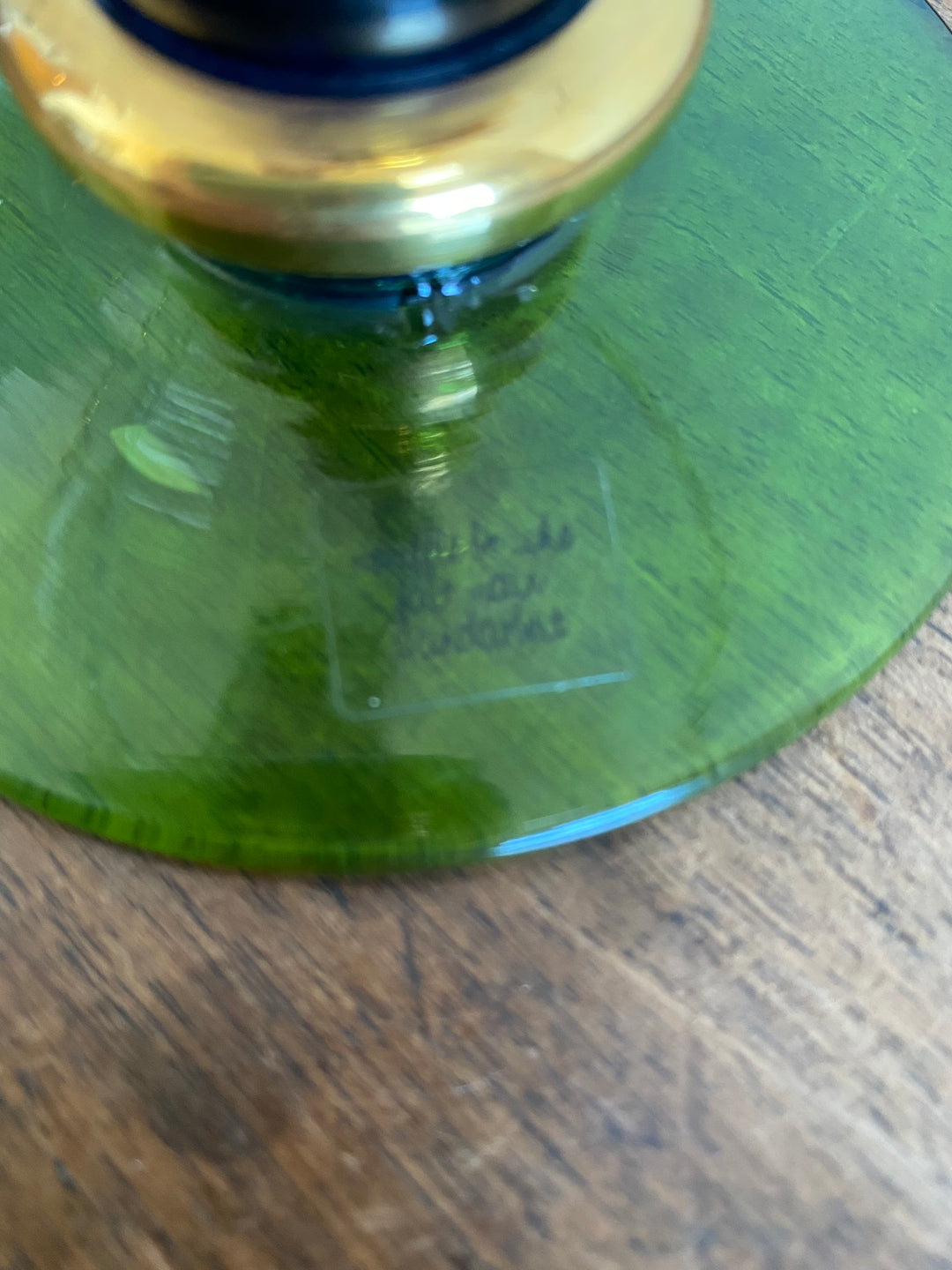 Bonbonnière La Vida en verre avec couvercle