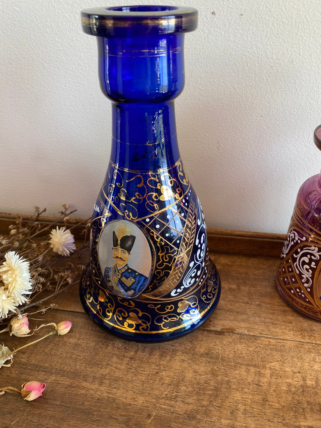 Flacons à bouchon en verre coloré