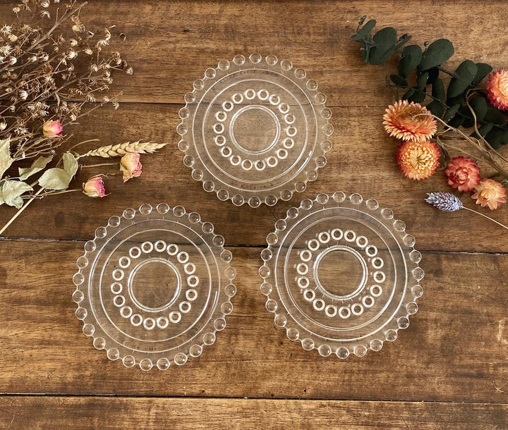 Sous-verres ronds en verre