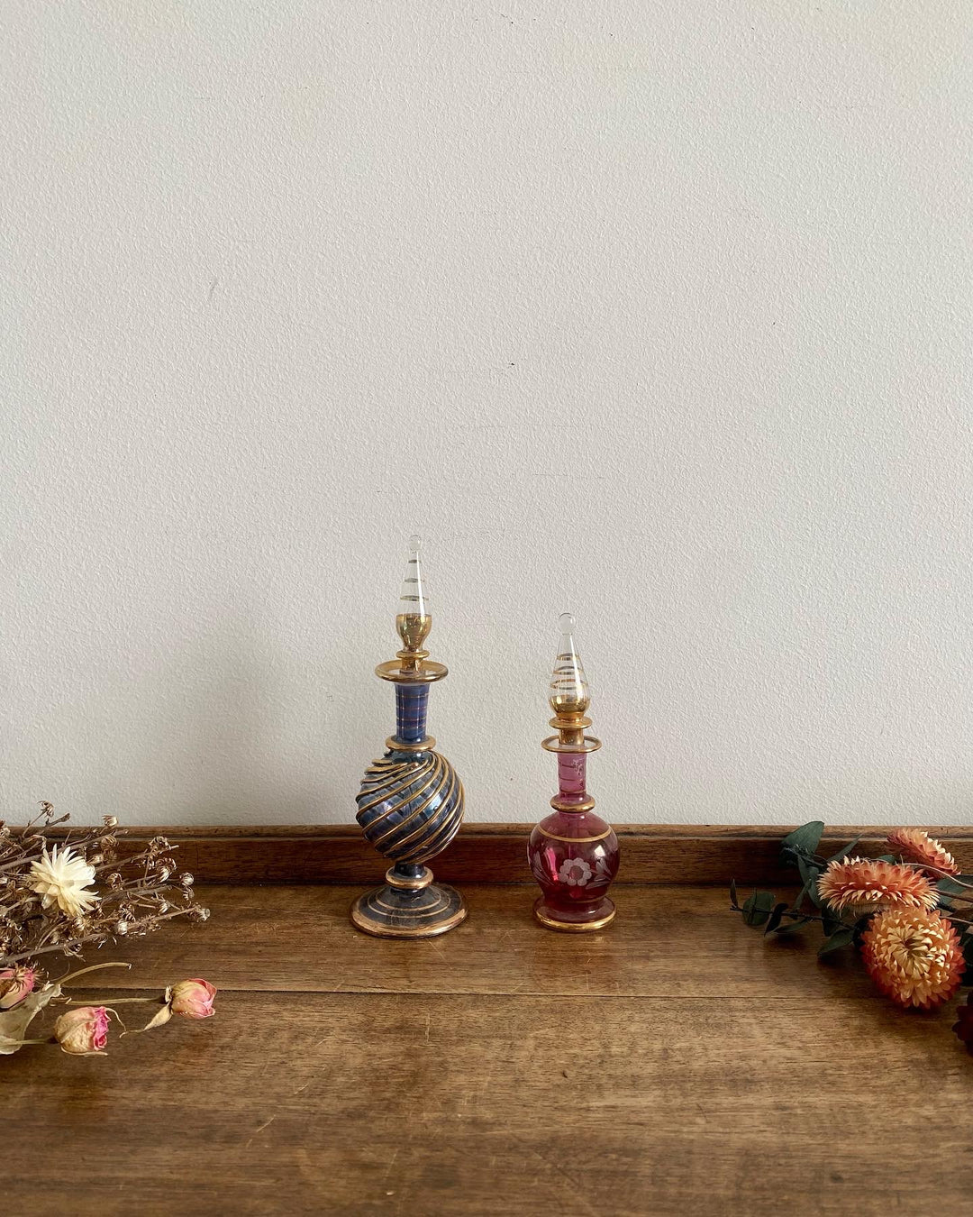 Fioles à parfum en verre