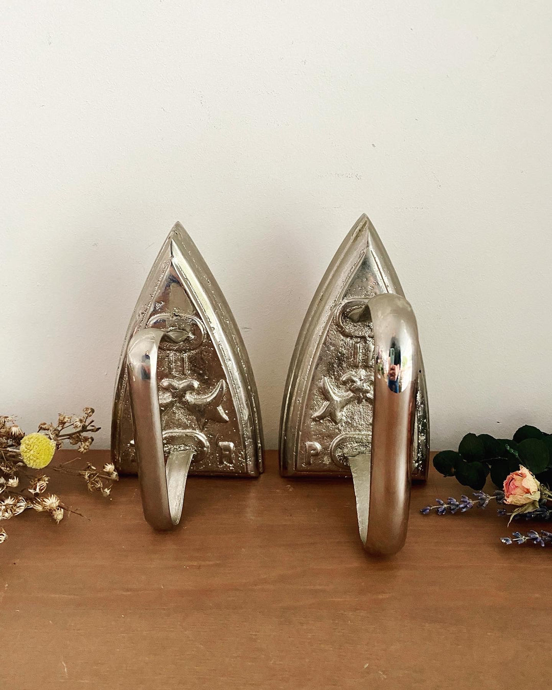 Fers vintage argentés