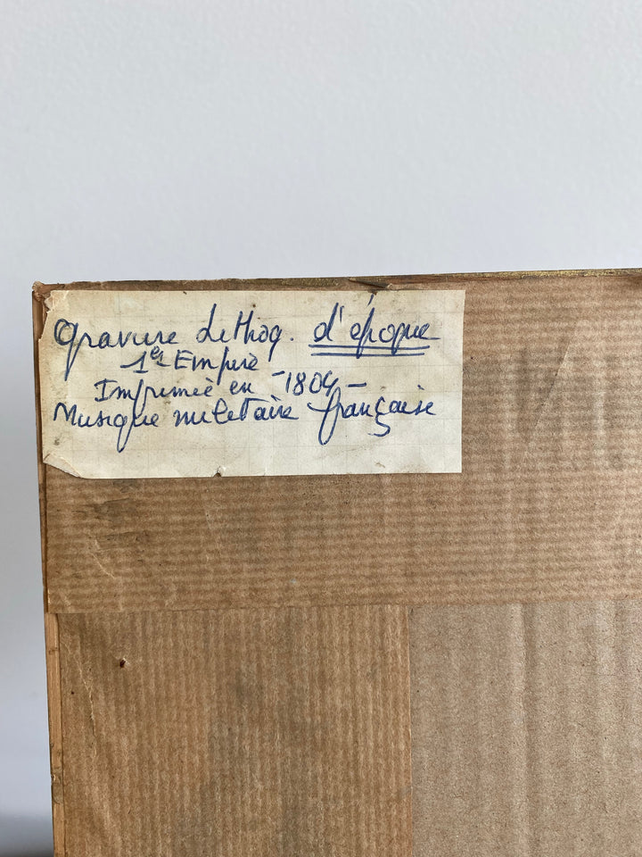 Gravures lithographies d’époque soldats français