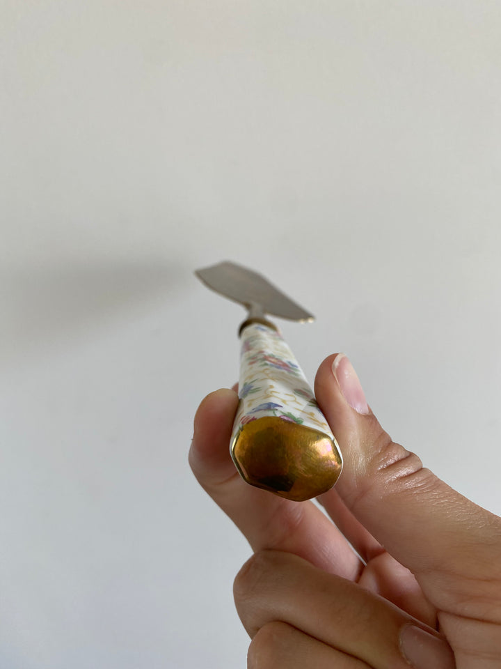 Pelle à tarte manche porcelaine