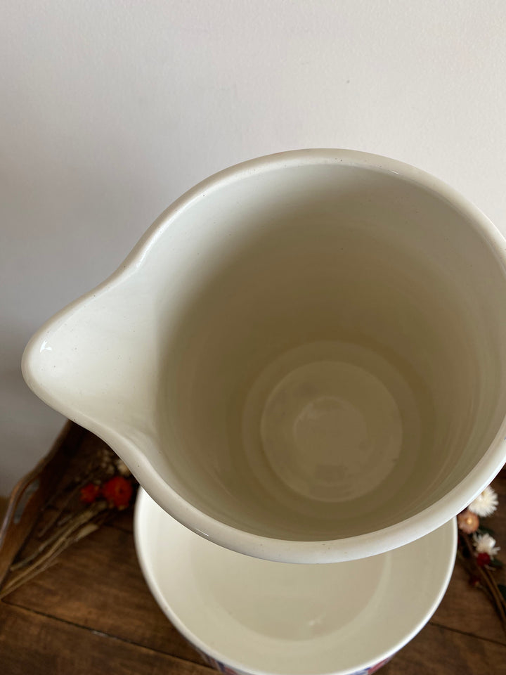 Broc et bassine assortis saint Amand