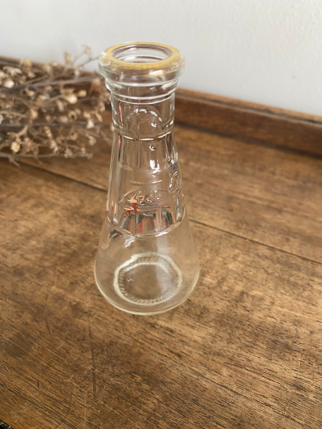 Soliflore en verre déco florale taille XS