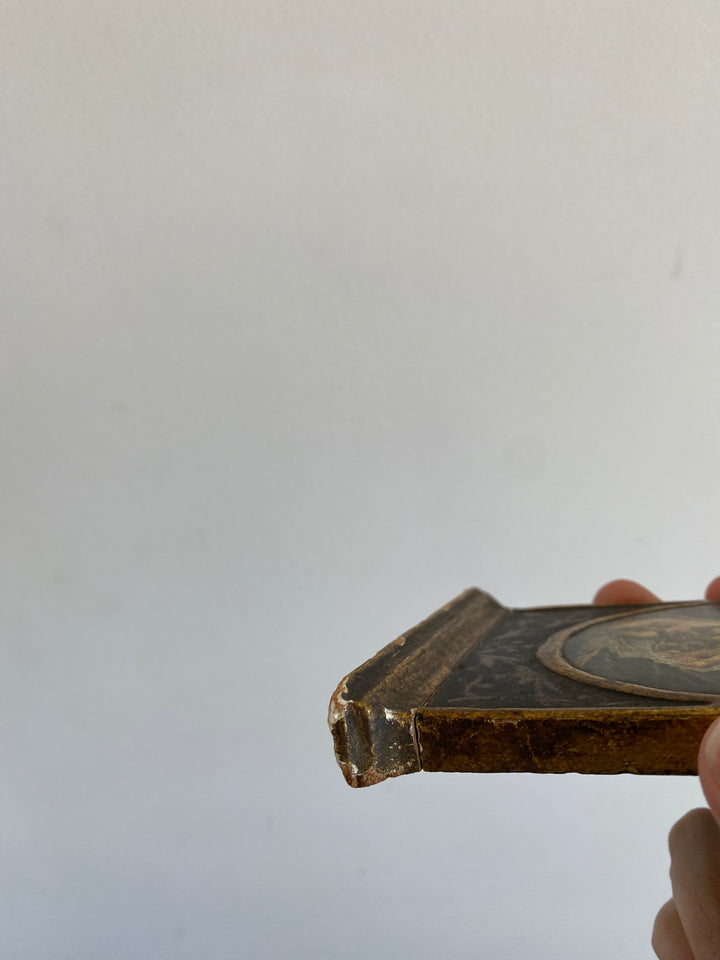 Peinture sur bois illustration chérubin