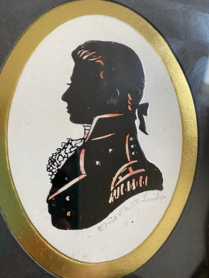 Portraits silhouettes Signées Enid Elliott Linder
