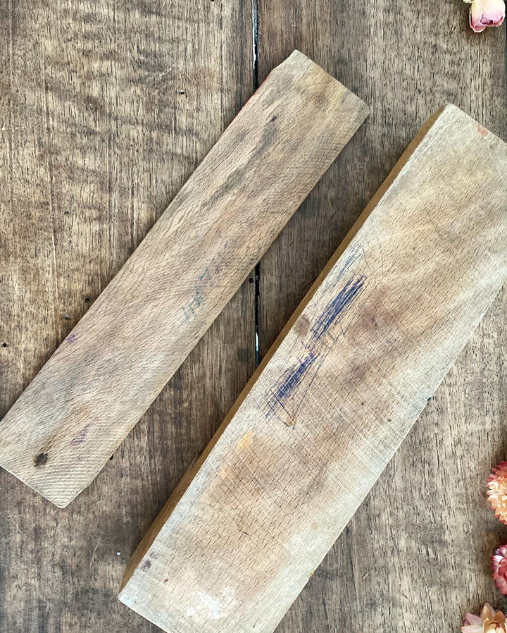 Plumier d'écolier en bois