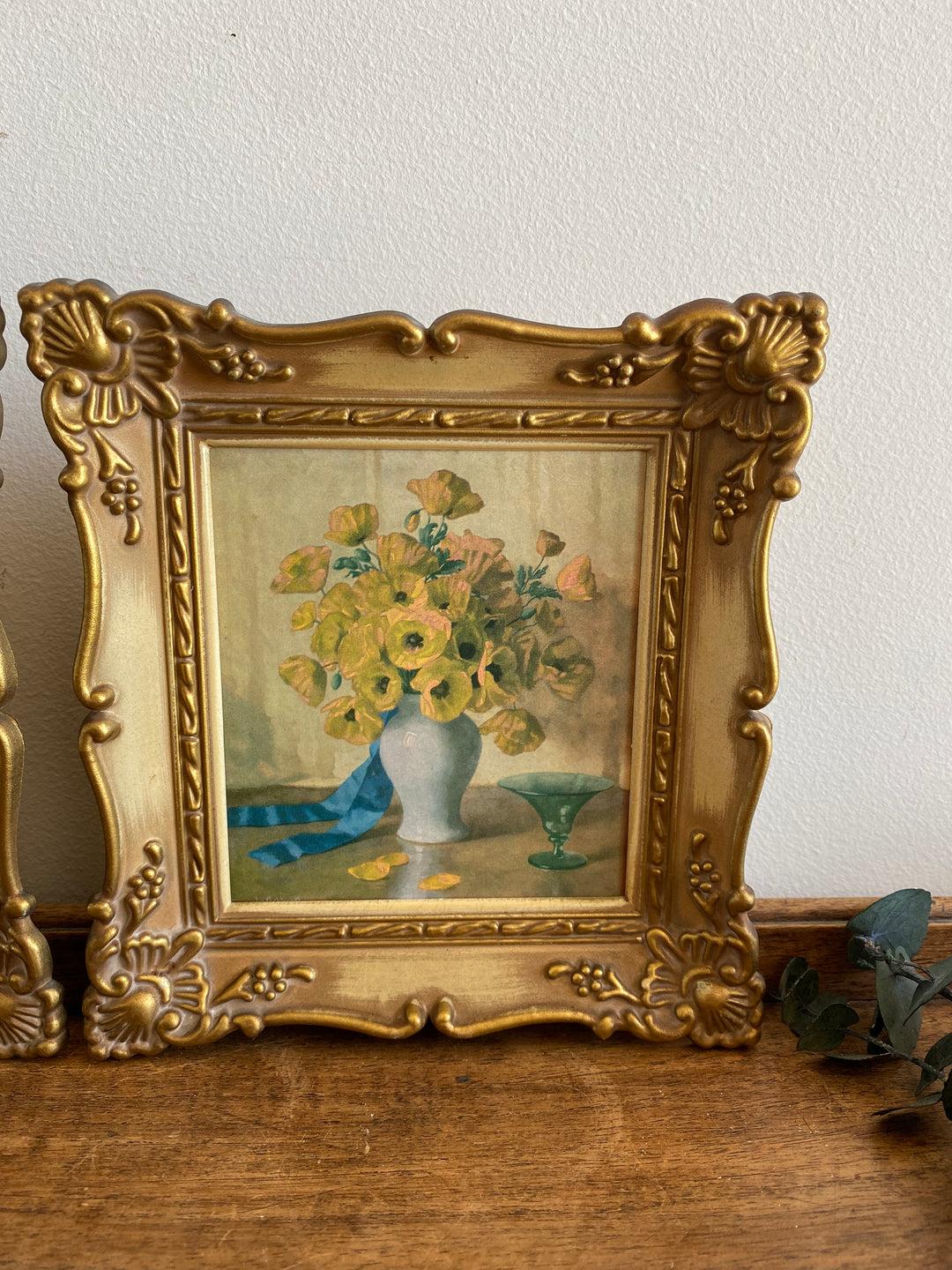 Cadres style rococo bouquet de fleurs
