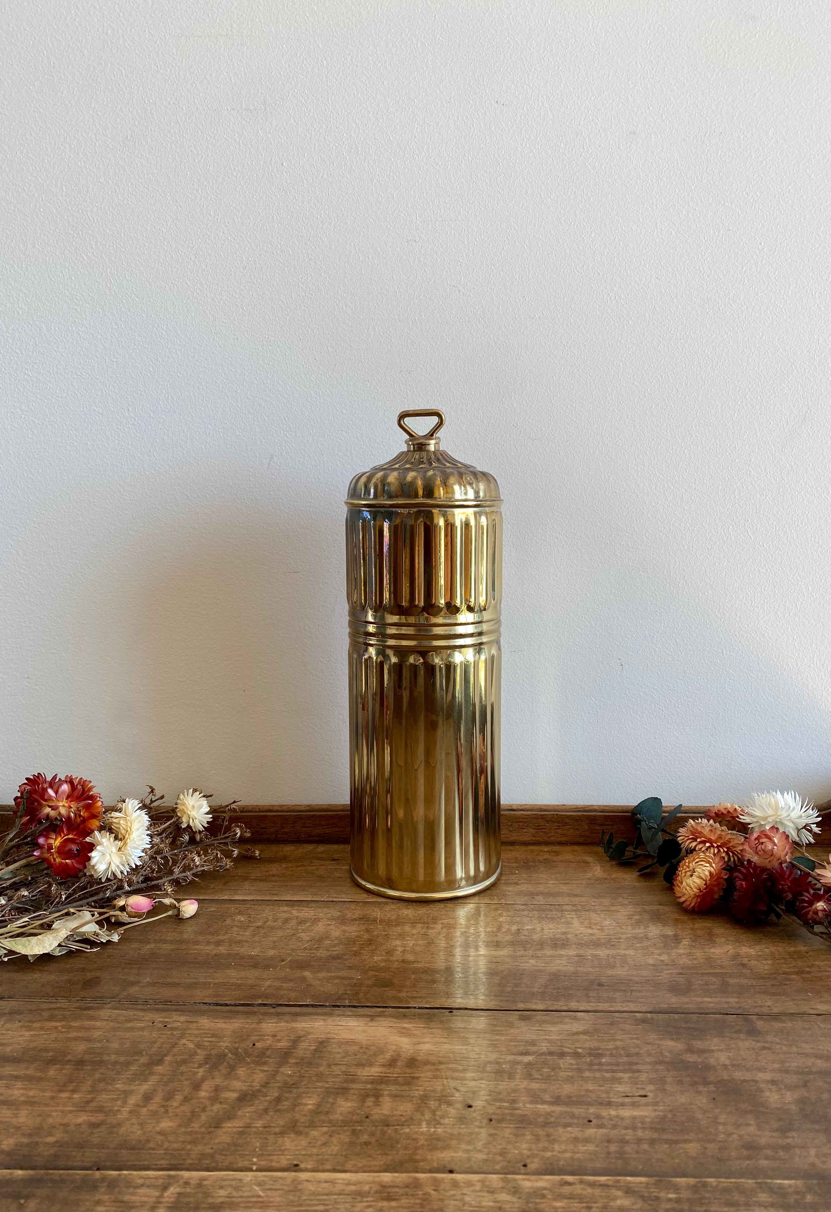 Ancienne Bouillotte En Cuivre