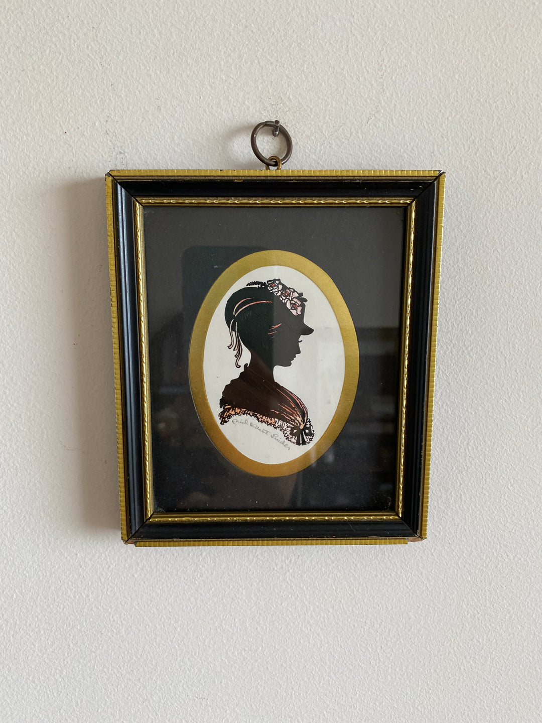 Portraits silhouettes Signées Enid Elliott Linder