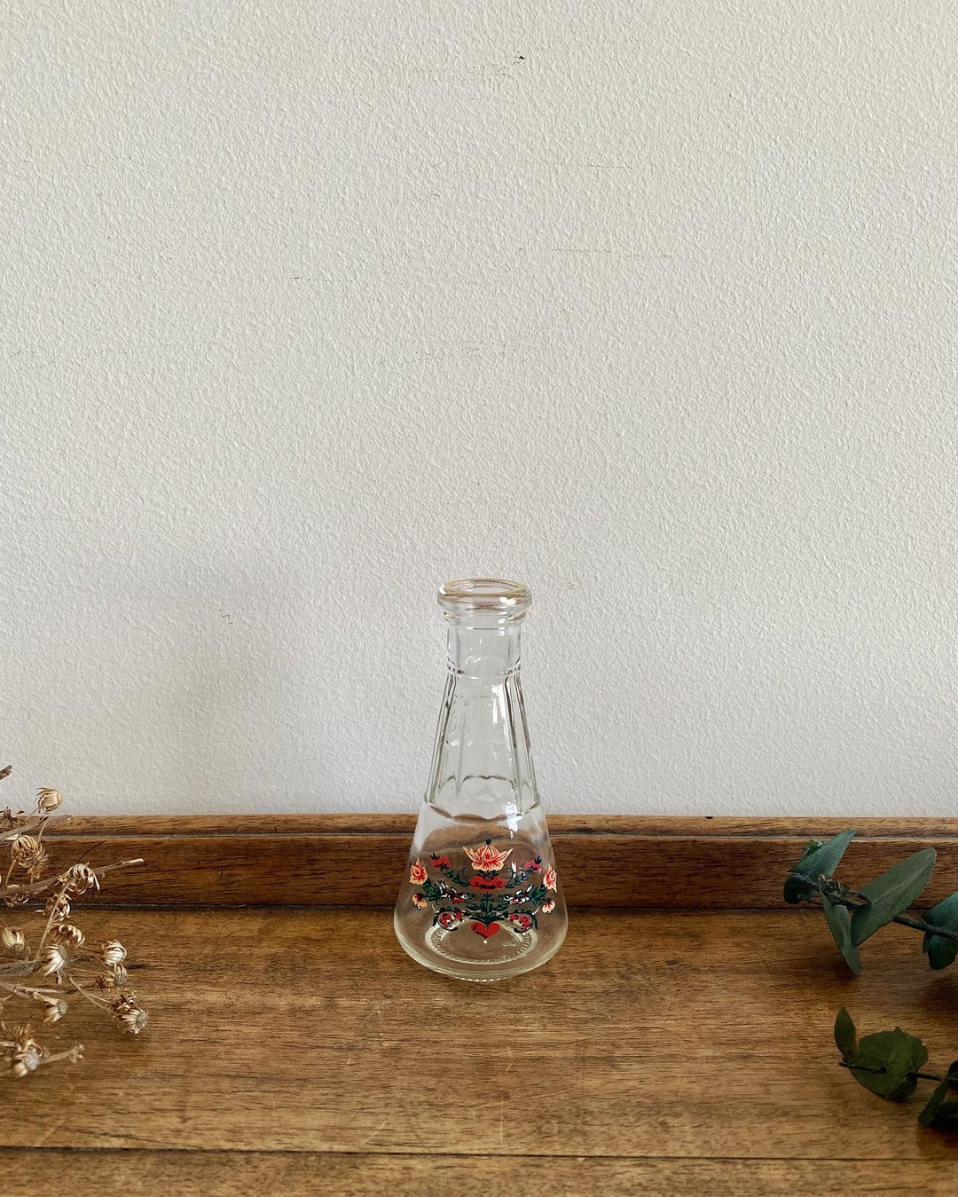 Soliflore en verre déco florale taille XS