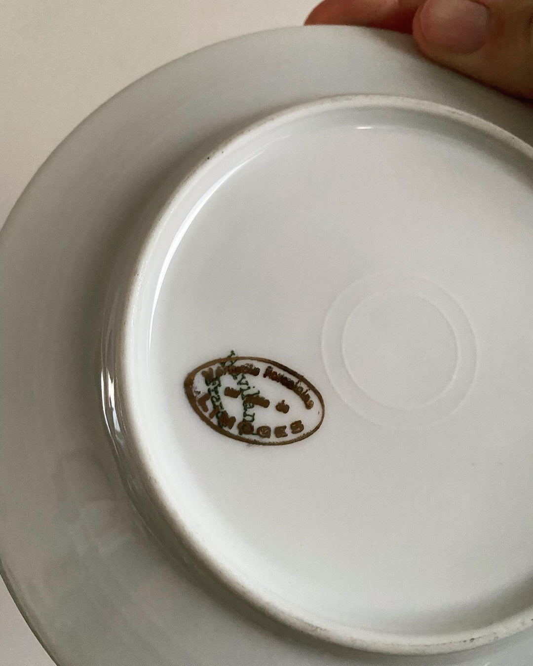 Service à café en porcelaine de Limoges