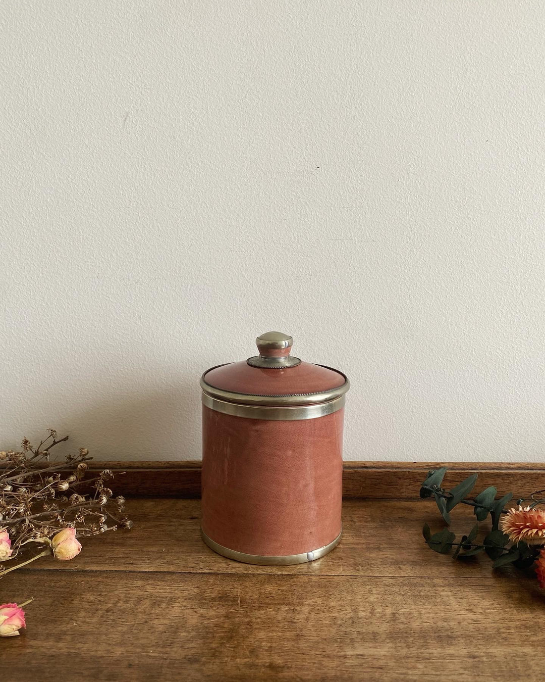 Pot vieux rose en céramique vernissée S.P.T Safi