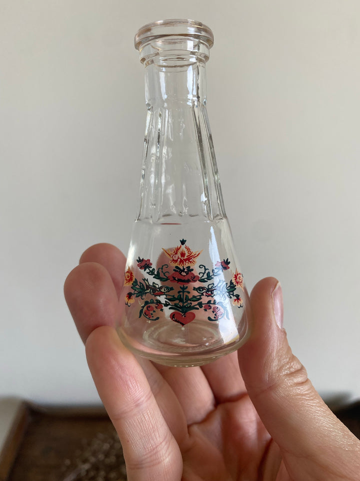 Soliflore en verre déco florale taille XS