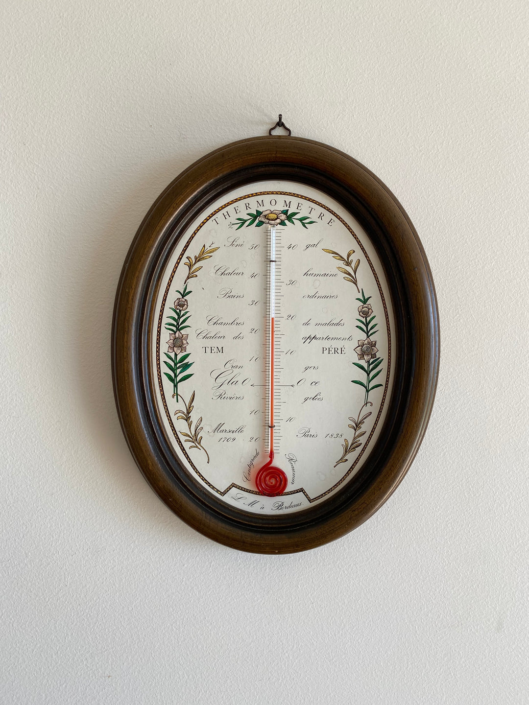 Thermomètre en bois LM à Bordeaux