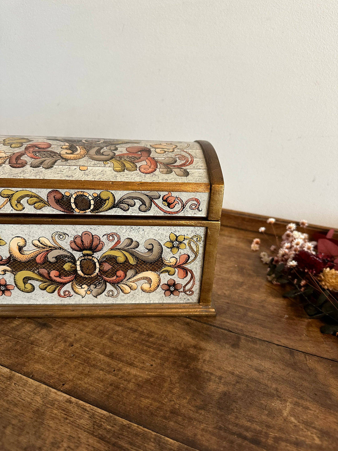 Coffret en bois décorations Péruviennes