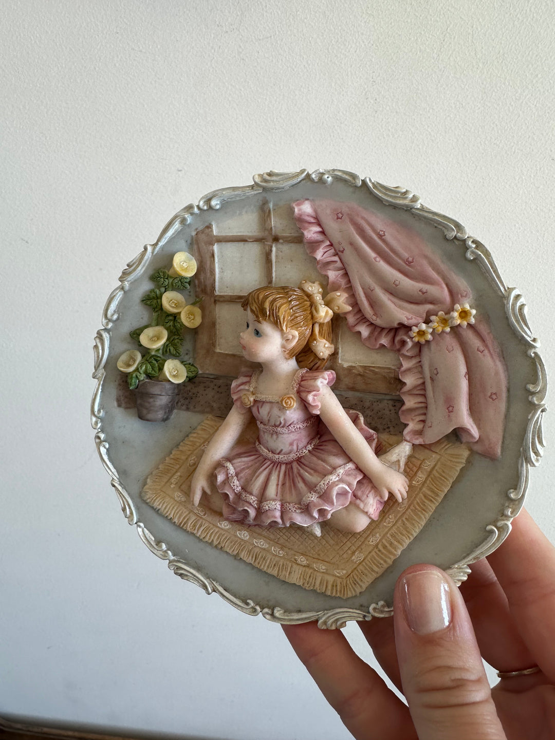 Assiettes décoratives petites danseuses en tutu