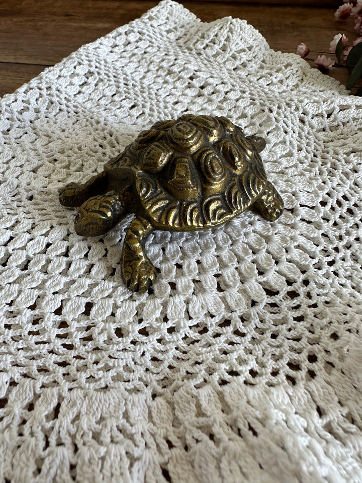 Tortue en bronze taille XS