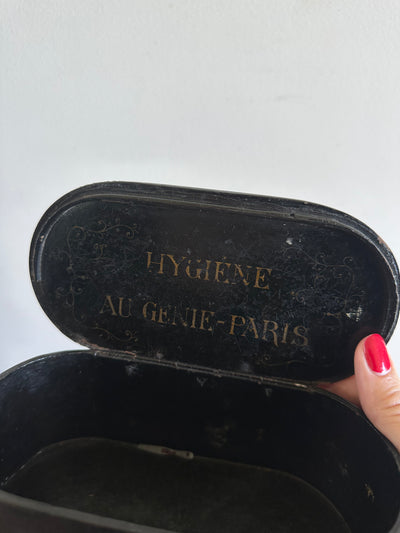 Bonbonnière 19ème en bois hygiène de Paris