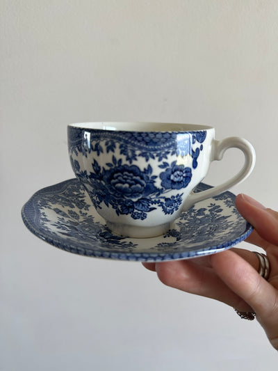 Service à thé 6 tasses Wedgwood Tunstall ltd England