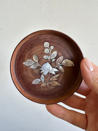 Sous-verres en bois et nacre