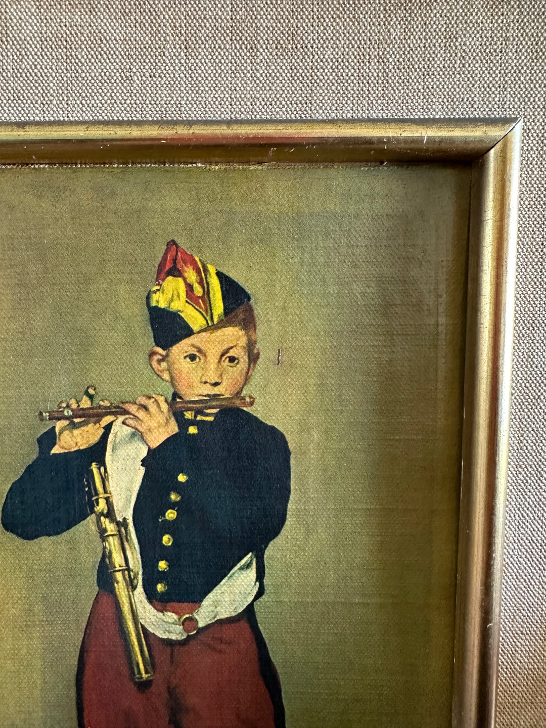 Impression encadrée selon Edouard Manet Le Fifre