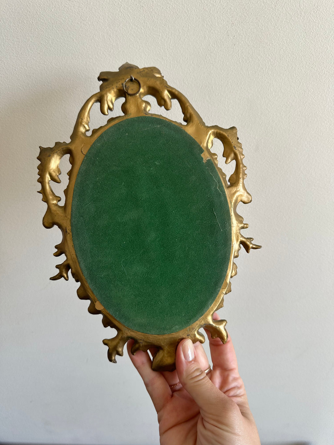 Miroir fantaisie doré style rococo