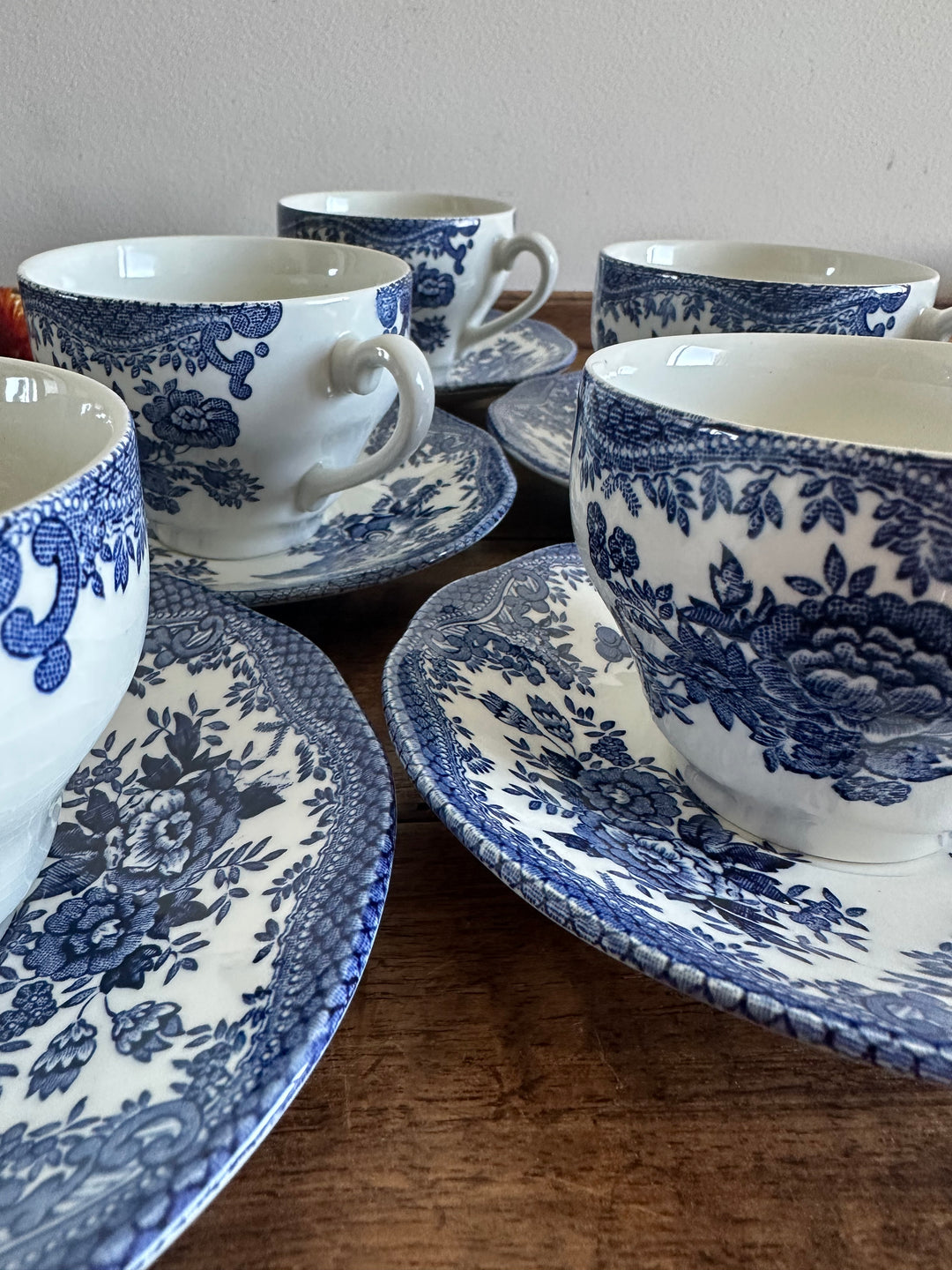 Service à thé 6 tasses Wedgwood Tunstall ltd England