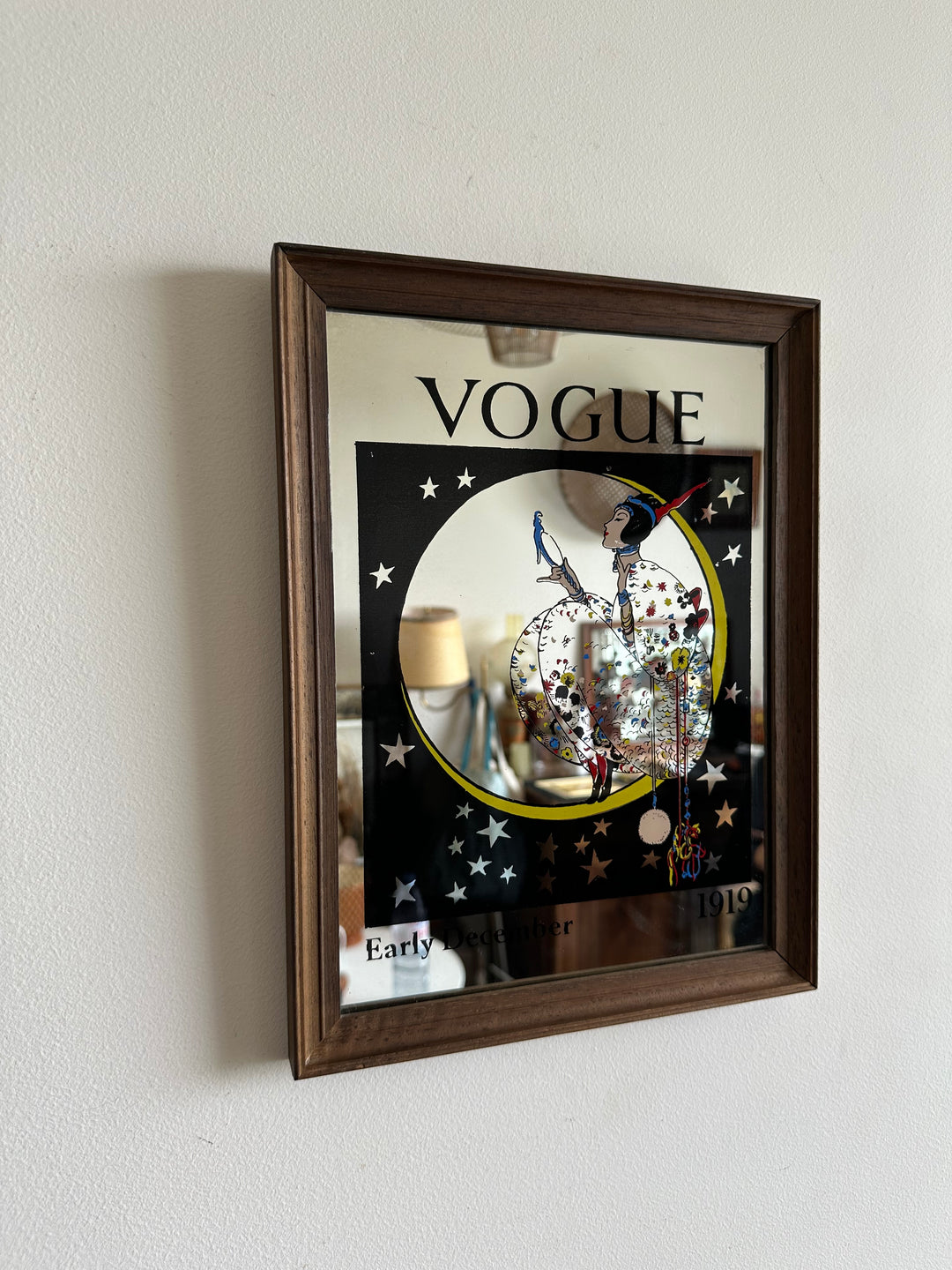 Miroir Publicitaire Vogue December 1919 années 70