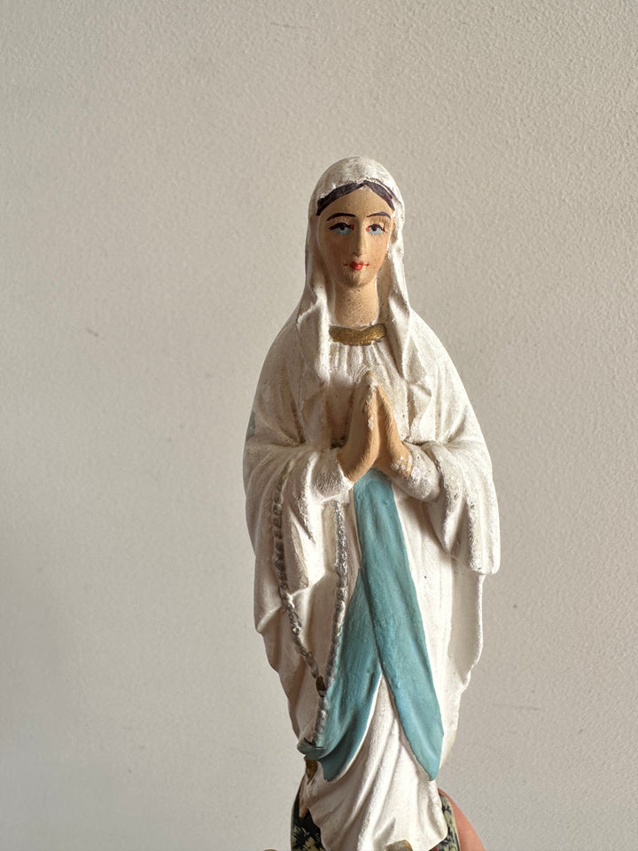 Vierge en plâtre années 60