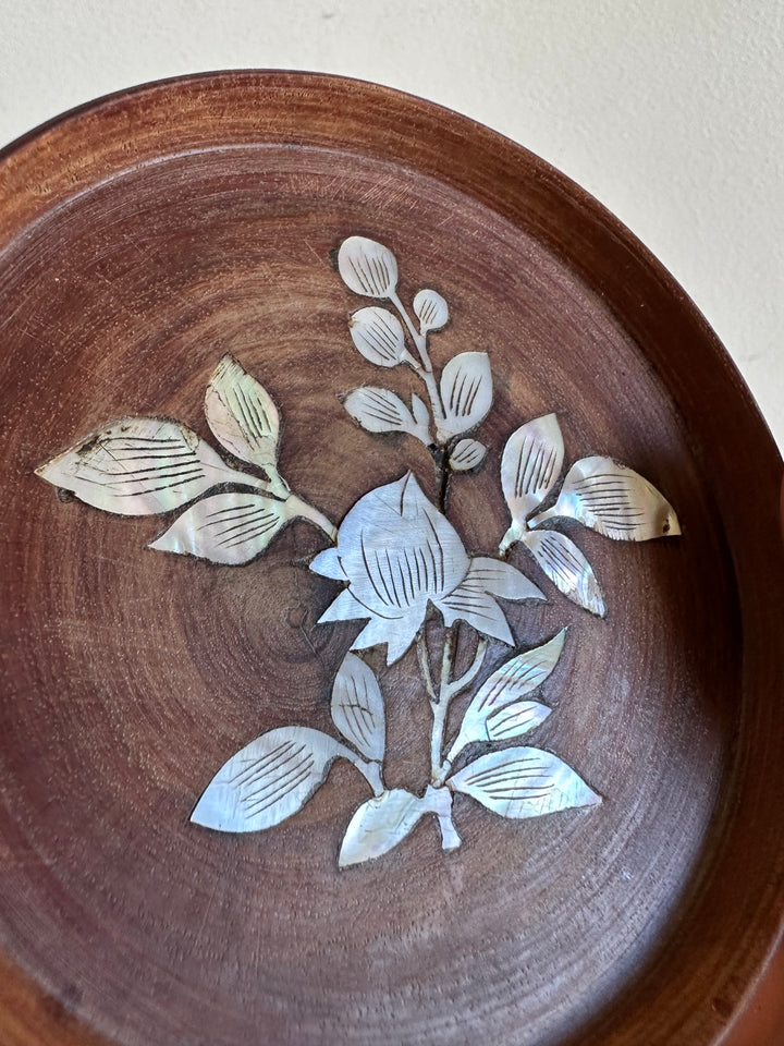 Sous-verres en bois et nacre