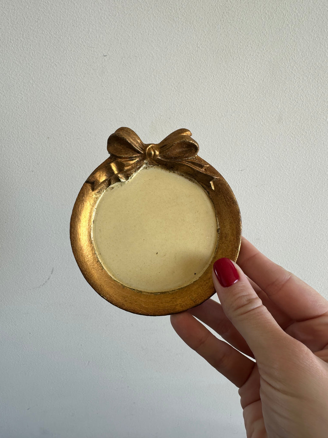 Sous verres en bois peints avec ornement petits noeuds