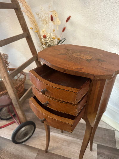 Commode à tiroirs en bois de rose