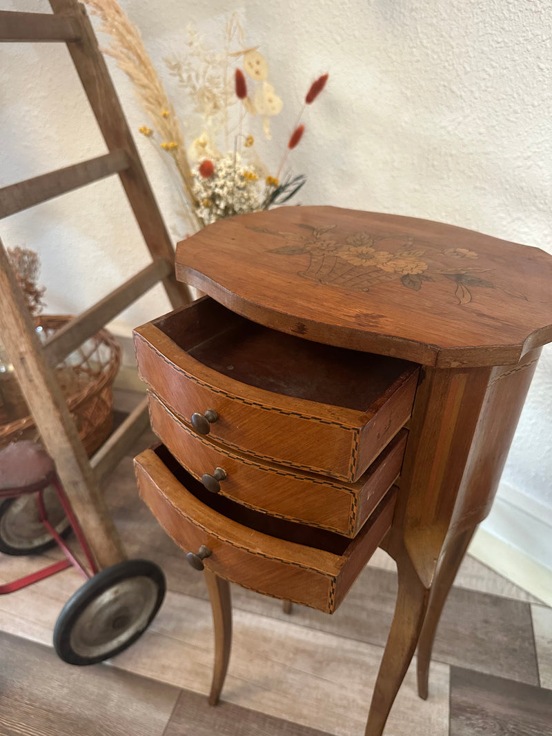 Commode à tiroirs en bois de rose