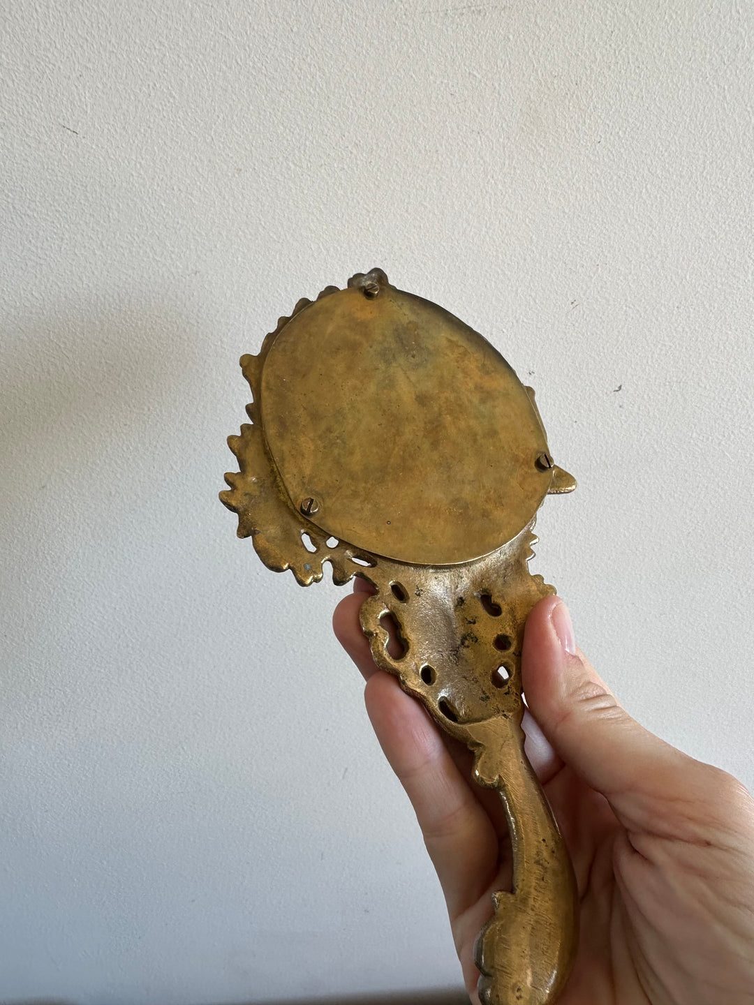 ANCIEN MIROIR GLACE En Bois Doré De Style Baroque Avec Oiseaux Sculptés ANCIEN MIROIR GLACE En Bois Doré De Style Baroque Avec Oiseaux Sculptés
