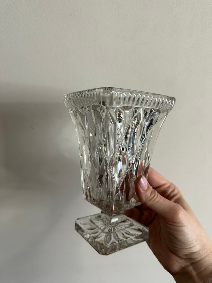 Vase en cristal de Bohème style Medicis