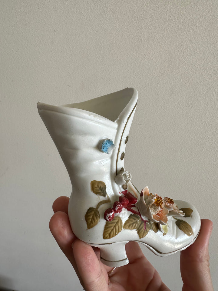 Figurines bottes en porcelaine Capodimonte