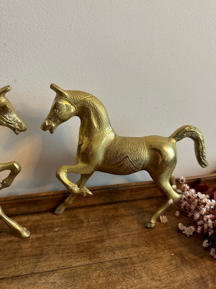 Chevaux décoratifs en bronze