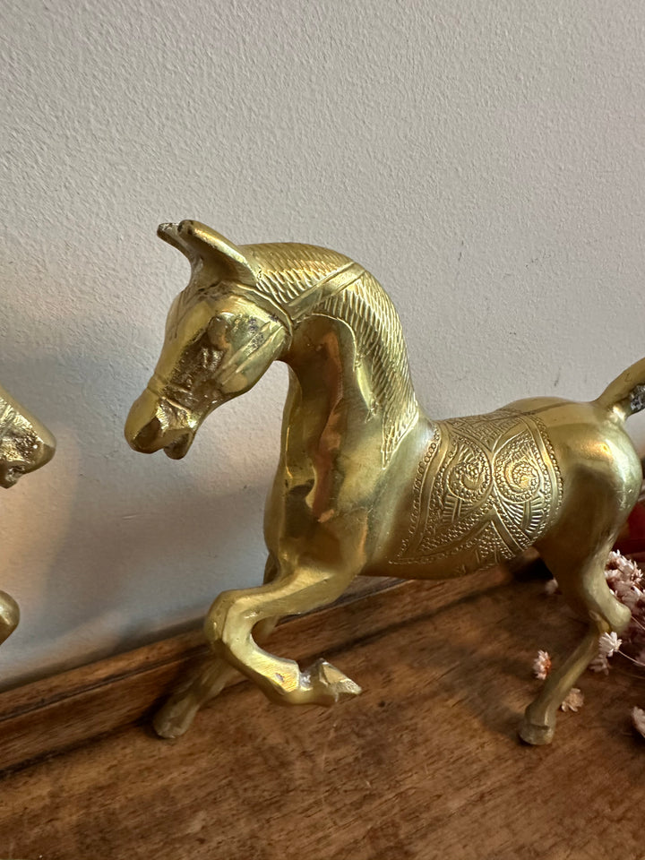 Chevaux décoratifs en bronze