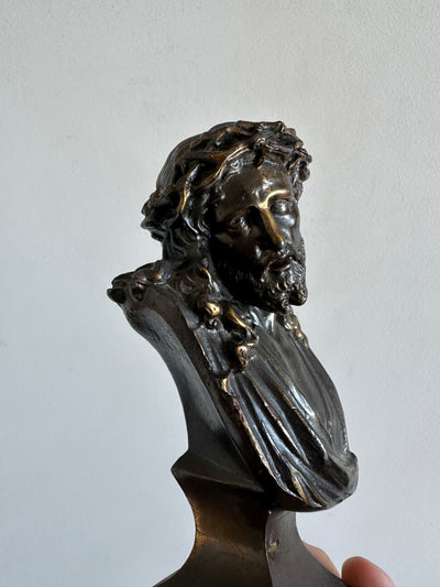 Statuette du Christ en bronze 19ème Marie Catineau