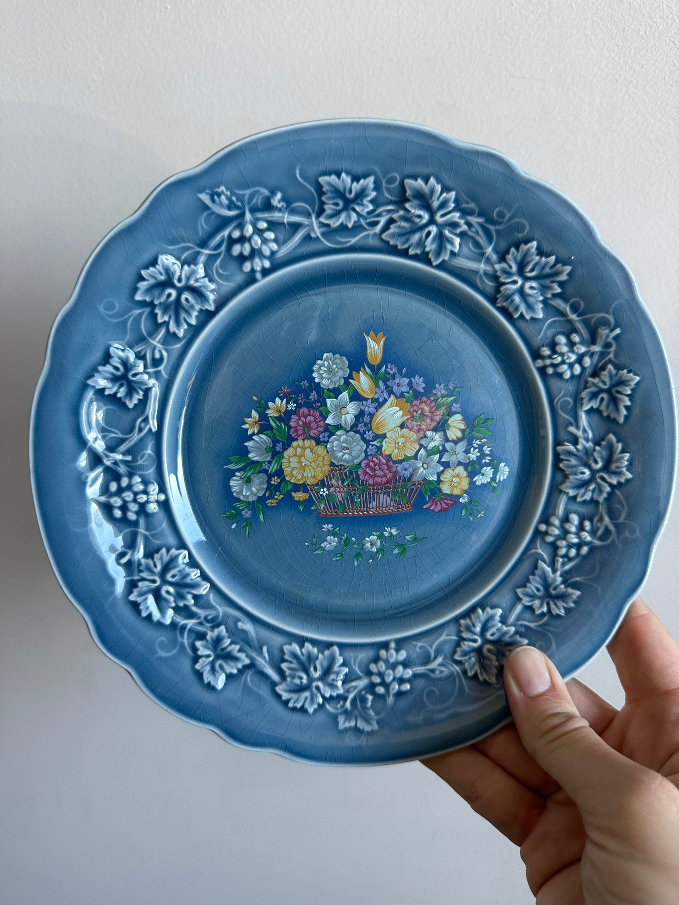 Lot De 6 Assiettes à Raclette Alpestre M.P. Boitard - Gien France - 21 Cm