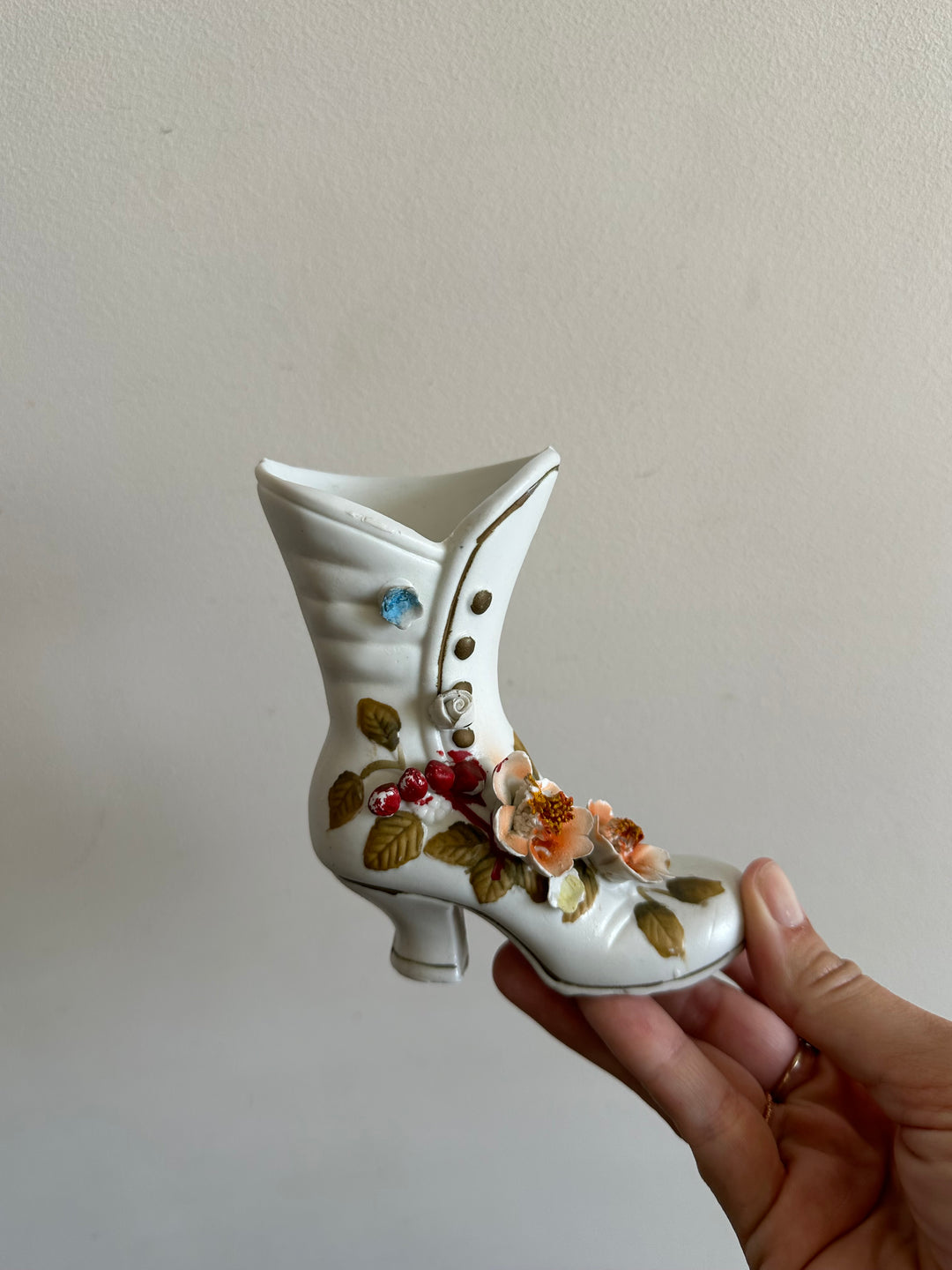 Figurines bottes en porcelaine Capodimonte