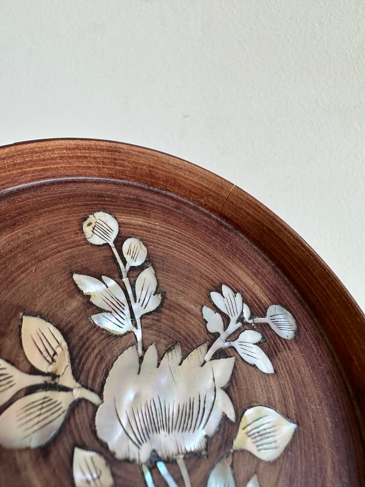 Sous-verres en bois et nacre